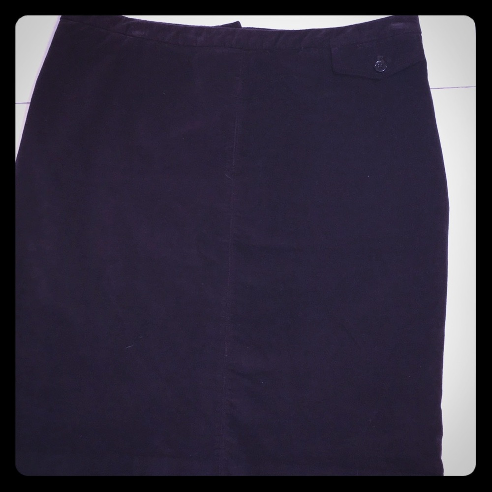 GAP velour skirt, Purple ( eggplant) size 12